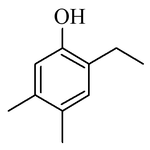 Chemical structure of 2-ethyl 4,5 dimethylphenol