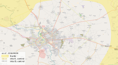 Map of Mosul area