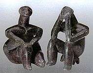 Two "Hamangia" figurines