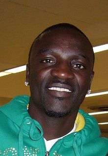 Akon smiling