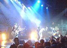 Alexisonfire performing live