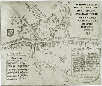 Map of Alton (1666)