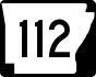 Highway 112 marker