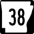Highway 38 marker