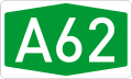 A62 motorway shield