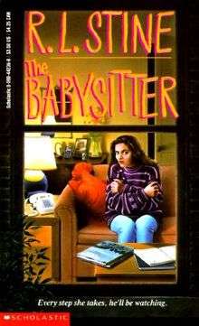 The first edition cover of The Babysitter