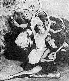 ballet dancers posing in a montage