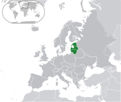 Member states of the Baltic Assembly (green).