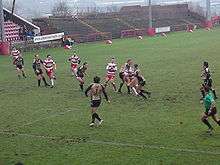 Batley and Widnes get stuck in during the Northern Rail Cup.