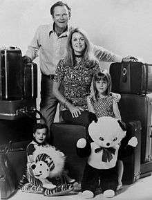 A Bewitched promotional photograph of the Stephens family