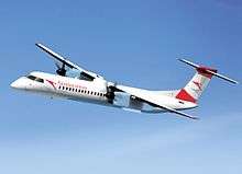 Bombardier Dash-8 Q400 aircraft which was involved in Colgan Air Flight 3407 accidnet on February 12, 2009.