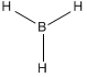 Structural formula of borane