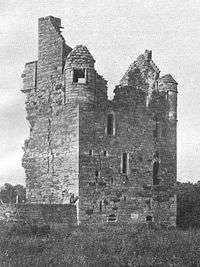 Busbie Castle in 1912