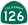 State Route 126 marker