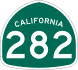 State Route 282 marker