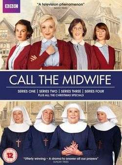 Four nurses on the top half of the cover; nuns on the bottom half