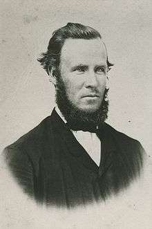 black and white image of Robert Wilson with beard