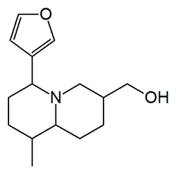 Chemical structure of castoramine.