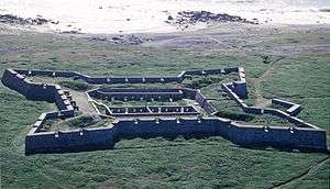 Aerial view of Prince of Wales Fort