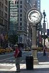 Sidewalk Clock at 522 5th Avenue, Manhattan