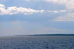 Mississagi Strait with Cockburn Island in distance