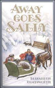 Example The book cover illustration shows a snow-covered world with a horse and sleigh about to pick up a girl in a long dress