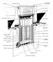 Drawing of cutaway view of nuclear reactor