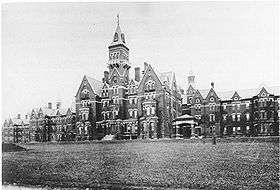 Danvers State Hospital around 1893