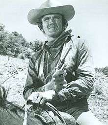 Photo of David Canary in the film Hombre in 1967
