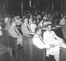 First plenary session of the Asian Regional Conference of the I.L.O. in New Delhi on October 27, 1947