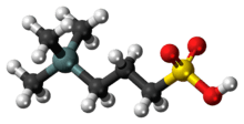 Ball-and-stick model of the DSS molecule