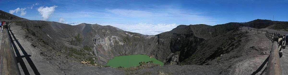Panorama of Irazú Volcano