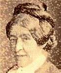 sepia portrait photo of a woman