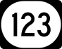 Kentucky Route 123 marker