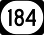 Kentucky Route 184 marker