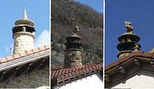  Examples of scarewitches on chimneys in Biescas