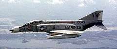 Photograph of a similar U.S. Marine Corps F-4B Phantom II.