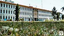Front view of Faculty of Arts, AMU 2014