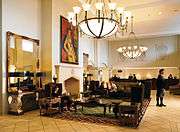 The lobby of the Fairmont St Andrews