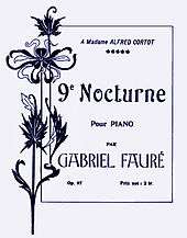 title page of sheet music