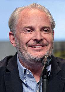 Francis Lawrence smiling at the 2015 San Diego Comic Con International.