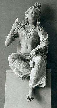 stone Statue from a Buddhist monastery 700 AD, Afghanistan