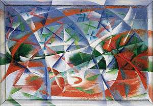 Abstract Speed + Sound (1913–14) by Giacomo Balla