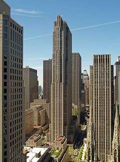 Rockefeller Center and surrounding buildings