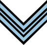 Insignia of a draftee Hellenic Air Force Sergeant.