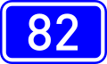 National Road 82 shield