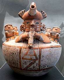 Recuay culture effigy jar, circa 100 BCE–300 CE, from the collection of Museum zu Allerheiligen