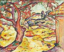 Georges Braque painting The Olive tree near l'Estaque stolen from the Musée d'Art Moderne de la Ville de Paris