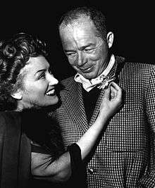Billy Wilder (right) with Gloria Swanson, circa 1950