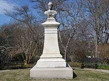 John Howard Payne's memorial stone in Oak Hill Cemetery in Washington, DC